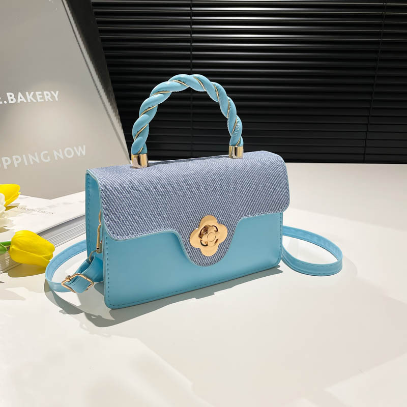 Spring/Summer 2025 fashionable, simple and versatile handbag, solid color, high-end quality and elegant, single-shoulder crossbody bag for women full figure