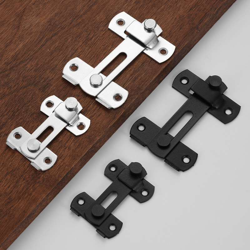 Stainless steel door latch, door bolt, door and window lock, safety protection, swing anti-theft buckle, thickened inner door lock Application Scenario