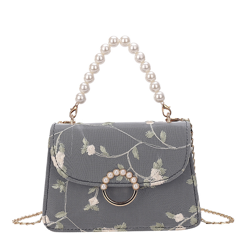 The new women's bags for summer 2022 are fashionable and stylish, featuring lace shoulder bags, crossbody bags, small square bags and pearl handbags Item Picture