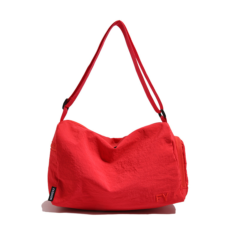 New Korean-style tote bag, versatile large-capacity single-shoulder bag, fashionable and trendy crossbody bag, casual hand-held pillow women's bag Item Picture