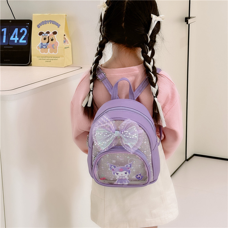 Children's schoolbag for 1-3 years old, kindergarten girls, small class, nursery class, anti-sequined cute cartoon princess backpack 2 Application Scenario