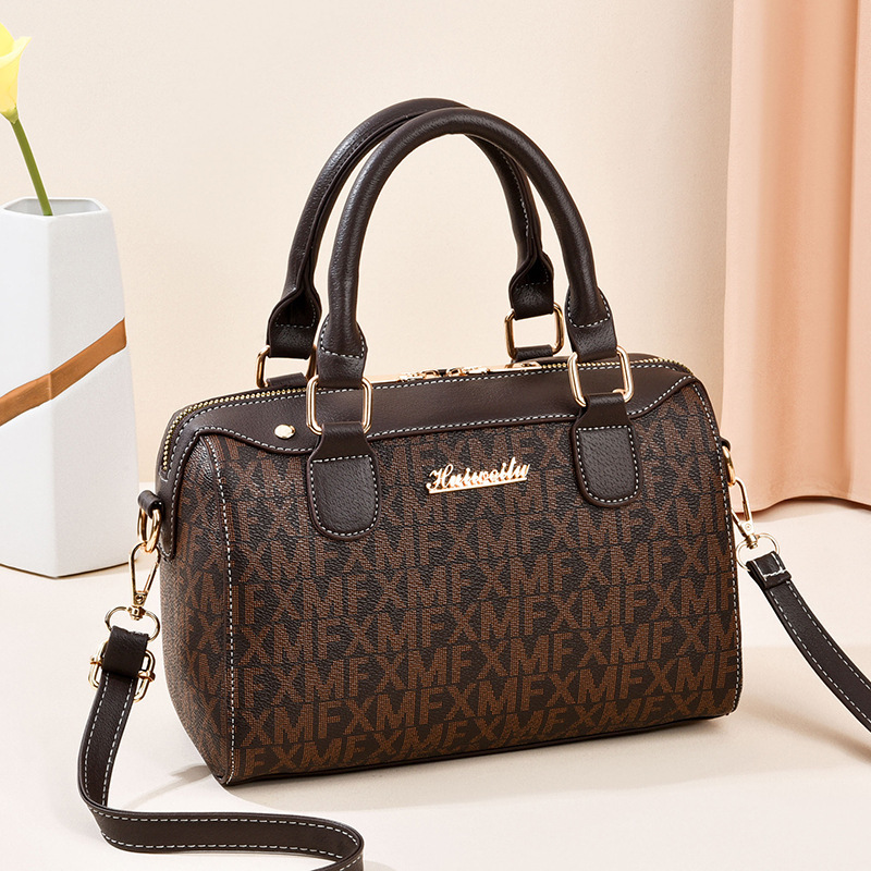 2022 New stylish Korean-style printed handbag, simple and elegant pillow bag, personalized unit price, crossbody women's bag full figure