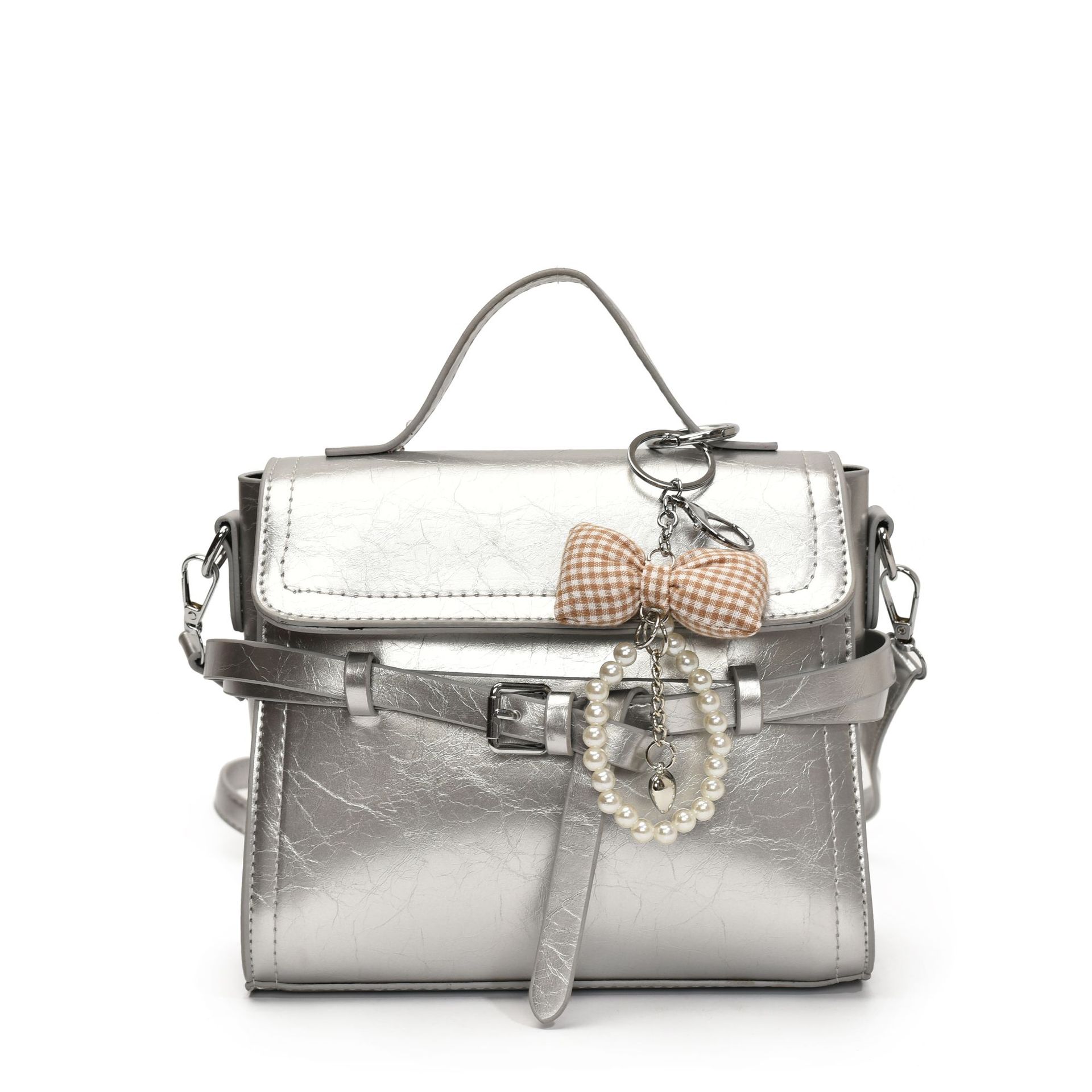 Women's handbag 2025 New style, trendy spring, high-end commuting, fashionable and casual small square bag, single-shoulder crossbody bag Item Picture