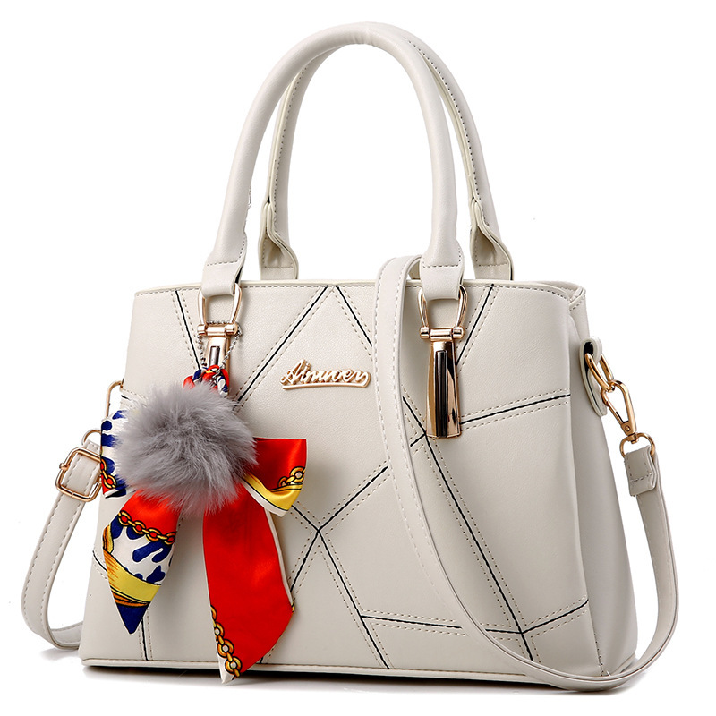 2024 New style women's bag, trendy and fashionable, large-capacity crossbody bag, mom's hand-held middle-aged women's bag Specification drawing