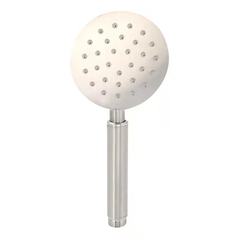 Pressurized stainless steel 304 shower head, shower head, pressurized showerhead full figure