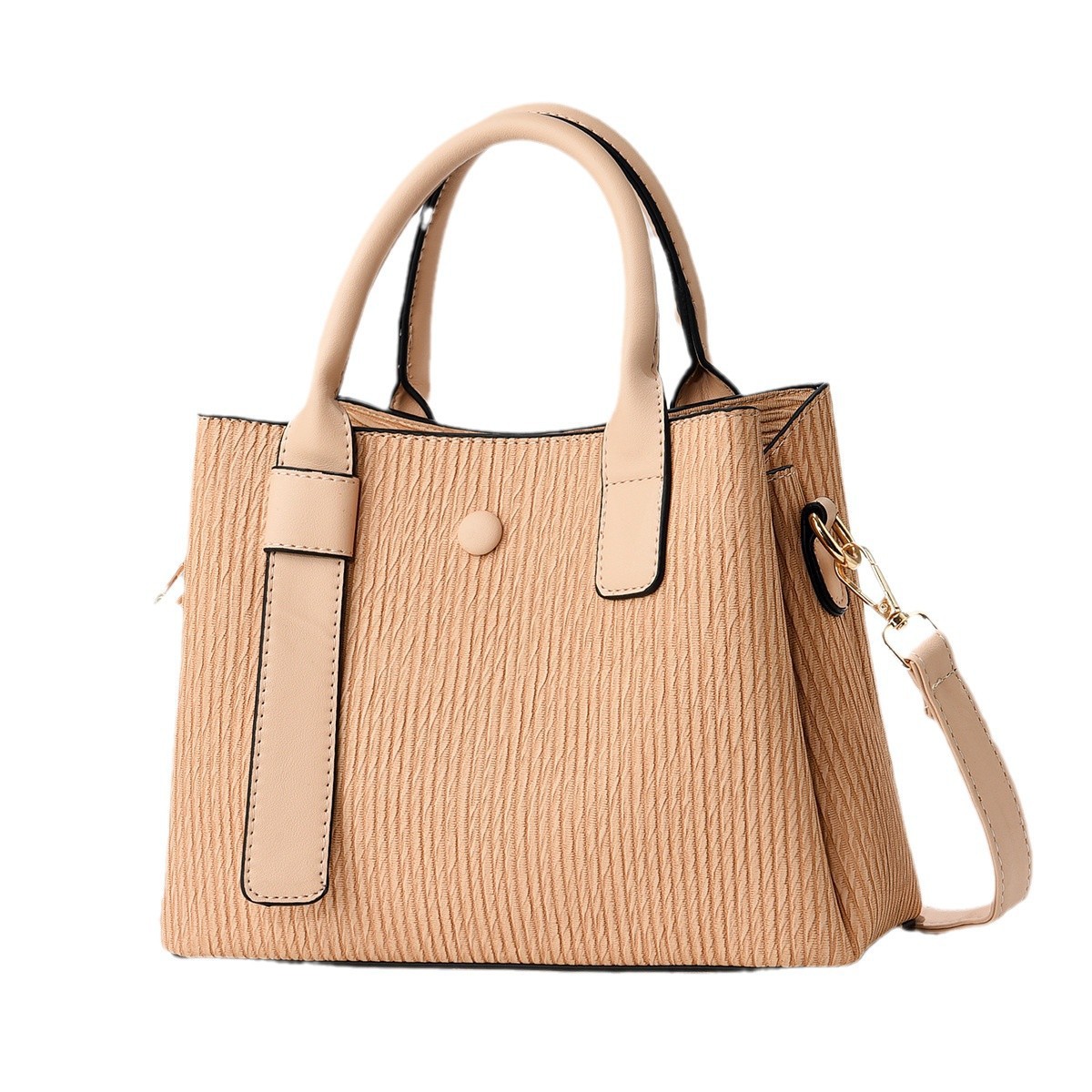 New woven fashionable single-shoulder bag for foreign trade, fashionable cross-border versatile handbag, cross-border large-capacity crossbody bag for women Item Picture
