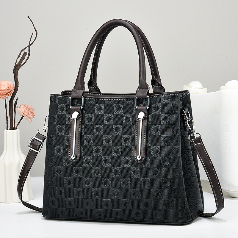 New cross-border women's bags, trendy and high-end, fashionable smooth handbags, women's bags, crossbody bags, large-capacity pillow bags full figure