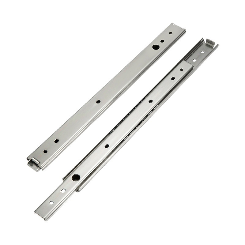 Replace the IDA71 light-load type 27-wide two-section steel linear slide rail automation equipment with a pull-out two-section guide rail Item Picture