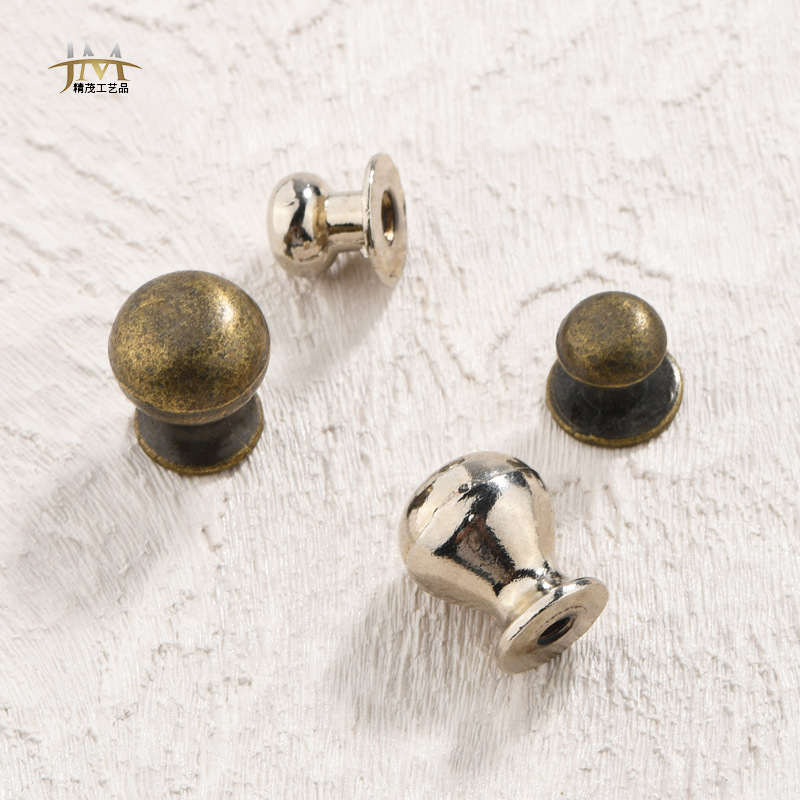 Jingmao Hardware's new Chinese-style home decoration: pacifier nails, drawer small handles, jewelry box handles, alloy accessories, and handles Specification drawing
