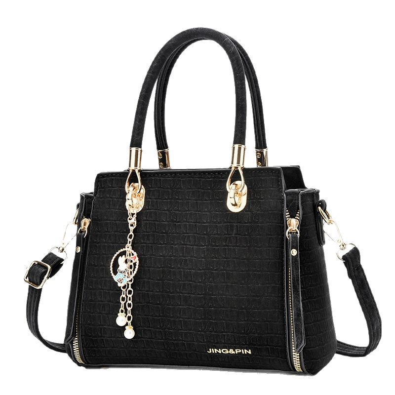 Taizhou Women's Bag 2025 New style single-shoulder crossbody bag, fashionable and versatile, large-capacity mom bag, cross-border handbag Item Picture