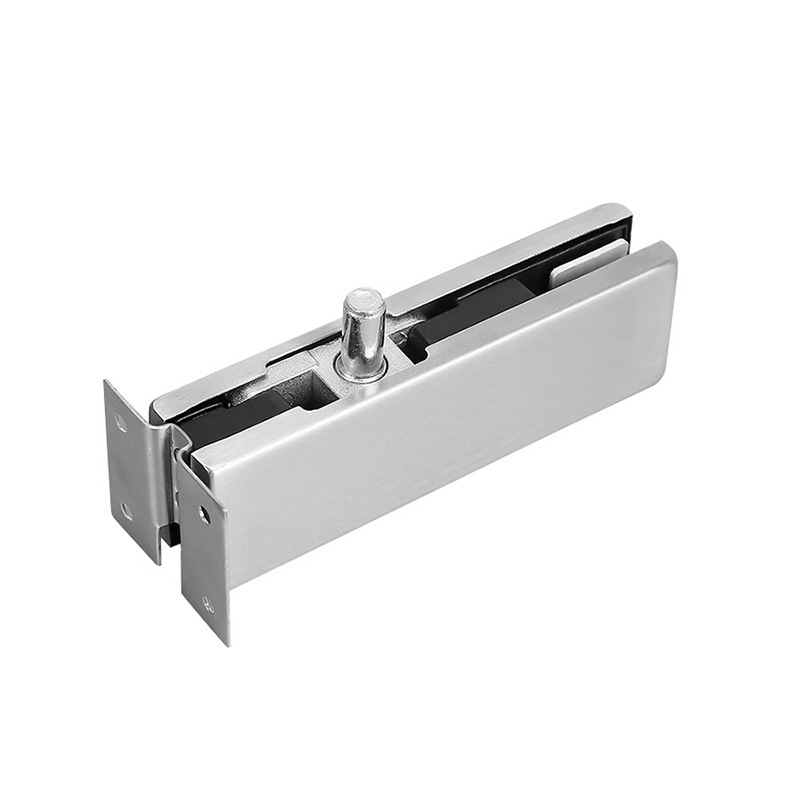 Stainless steel frameless glass door against the wall, top clamp, glass door accessories, fixed top door clamp, aluminum core glass clamp Item Picture