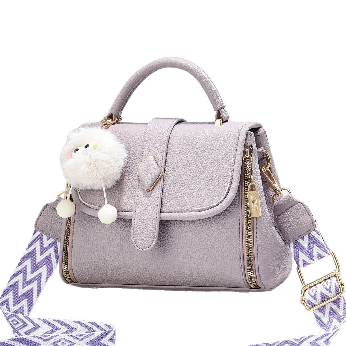 The new spring 2025 collection of bags has been finalized. Sweet and fashionable women's bags in solid colors, trendy crossbody single-shoulder handbags. One-piece consignment service Item Picture