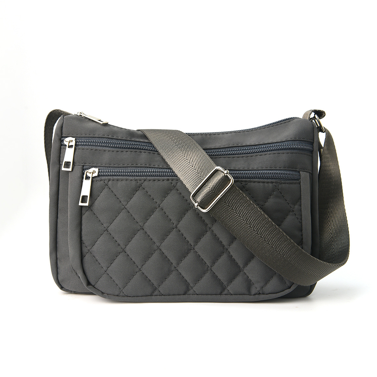 Feihong Cross-border Women's crossbody Bag, high appearance level single-shoulder bag, diamond-shaped embroidered thread bag, portable large-capacity crossbody bag full figure