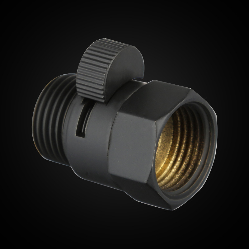 All-copper inner and outer wire 4-inch joint straight-through Angle valve, shower gun stop valve, large flow regulation control switch valve full figure