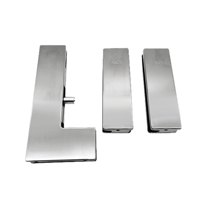 4mm glass door clamp, stainless steel upper and lower clamps, curved clamps, glass door clamp, stainless steel upper and lower clamps, door clamp manufacturer Item Picture