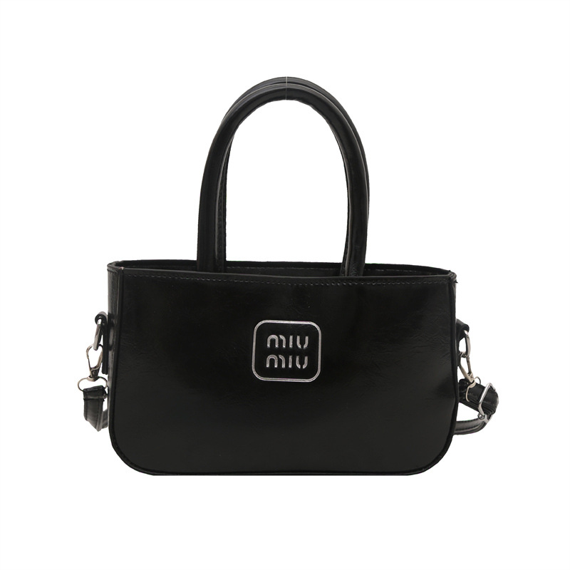 Cross-border trend, high-end style, hand-held small bag for women, 2025 new simple hand-held shoulder crossbody bag, small square bag, trendy Item Picture