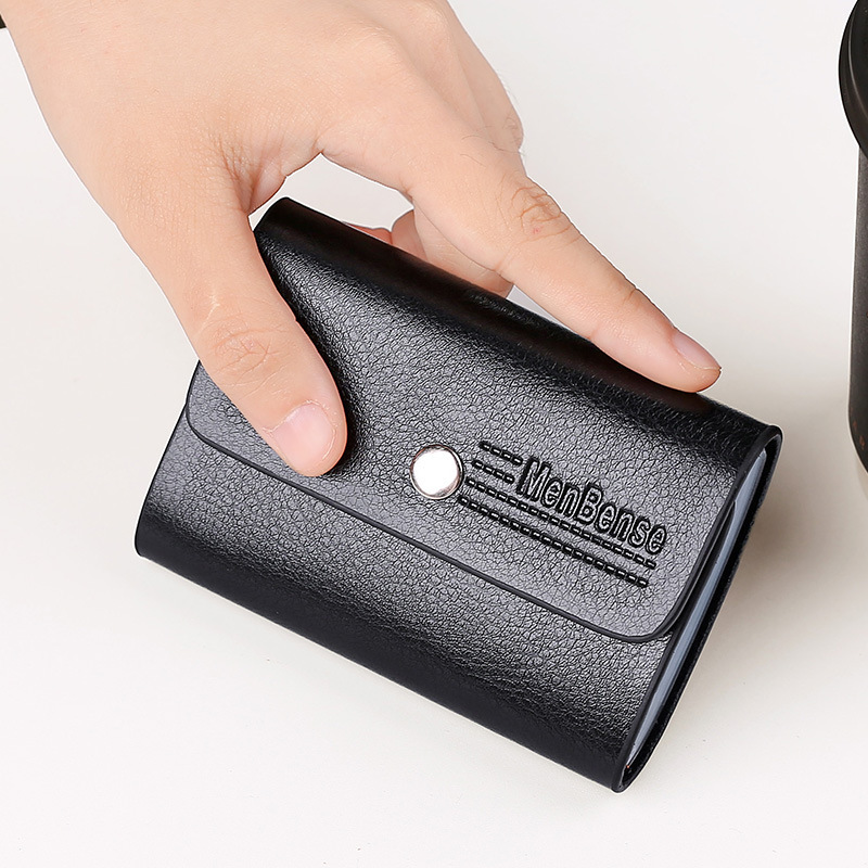 High-end anti-demagnetization card case, men's large-capacity multi-card position ultra-thin no-assembly card holder, women's small credit card case Application Scenario