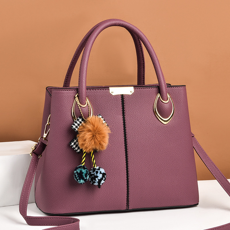 Cross-border foreign trade women's 2022 autumn and winter new handbag, women's single-shoulder bag, large-capacity solid color crossbody bag consignment details Picture