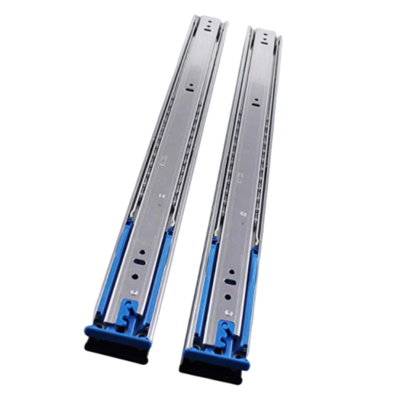 Wholesale Taiwan locomotive slide rails, three-section guide rails, buffer damping, silent cabinet hardware accessories, drawer tracks Application Scenario