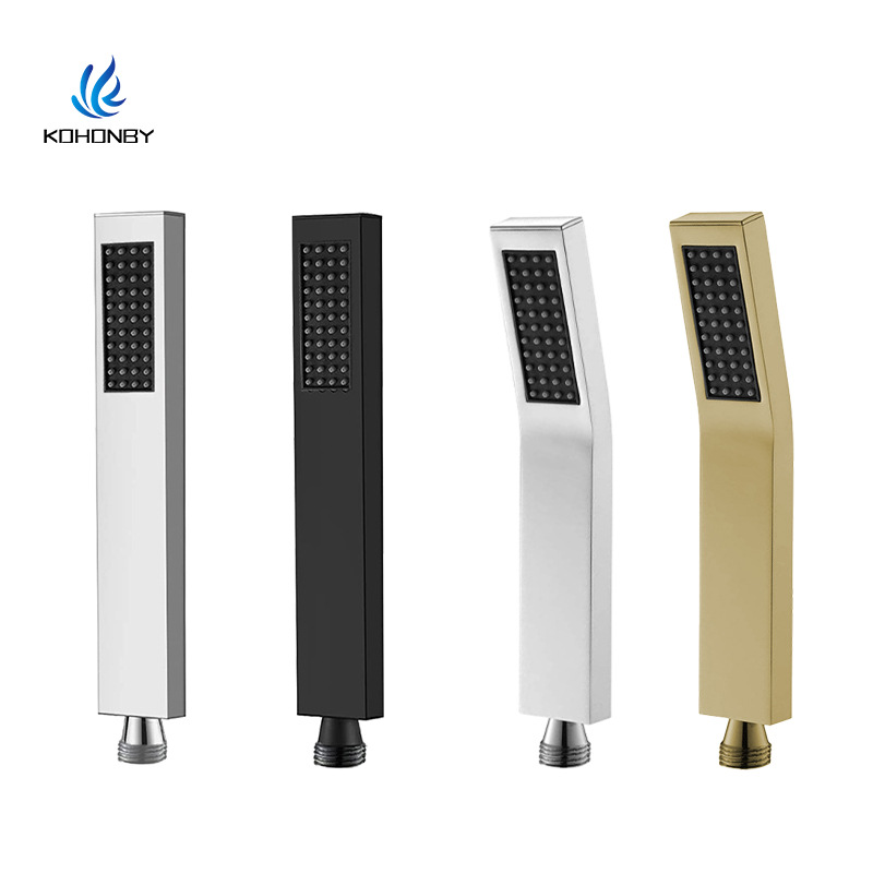 304 stainless steel square shower head, hand-held square pressurized shower head, rectangular shower head for bathing full figure