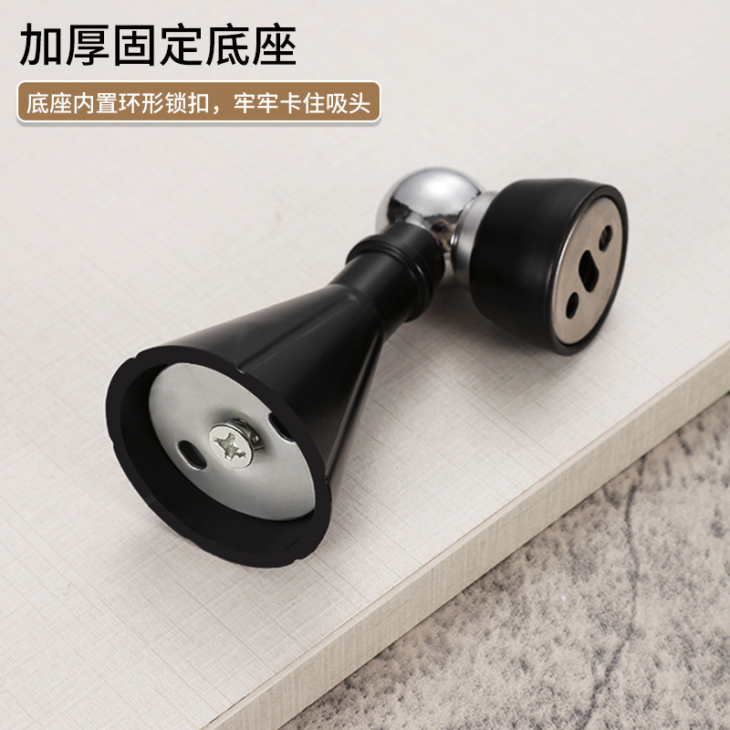 The new bedroom door is equipped with a strong magnetic attraction, thickened magnetic door, anti-collision and silent door stop Specification drawing