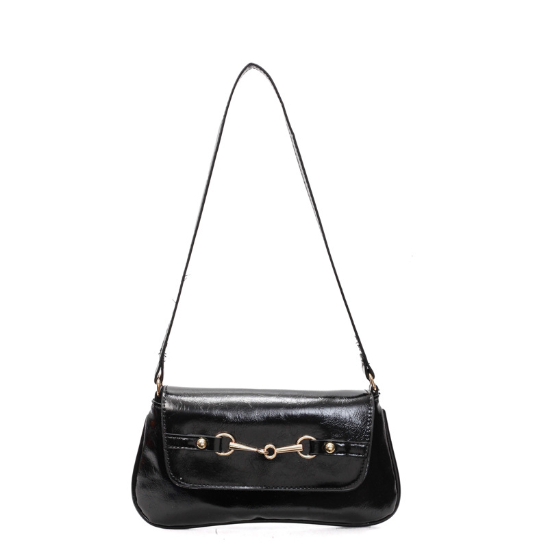 Fashionable and simple commuter crossbody bag, single-shoulder bag, versatile baguette bag for women, cross-border trend for women Item Picture