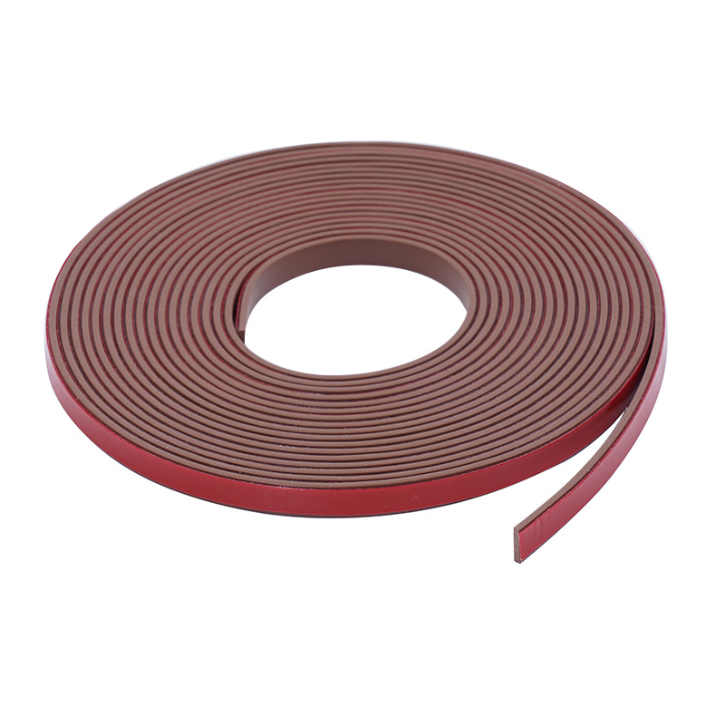 Silicone manufacturer's adhesive door and window sealing strips, self-adhesive soundproof and anti-theft door and window insulation rubber strips, windproof silicone sealing strips Item Picture
