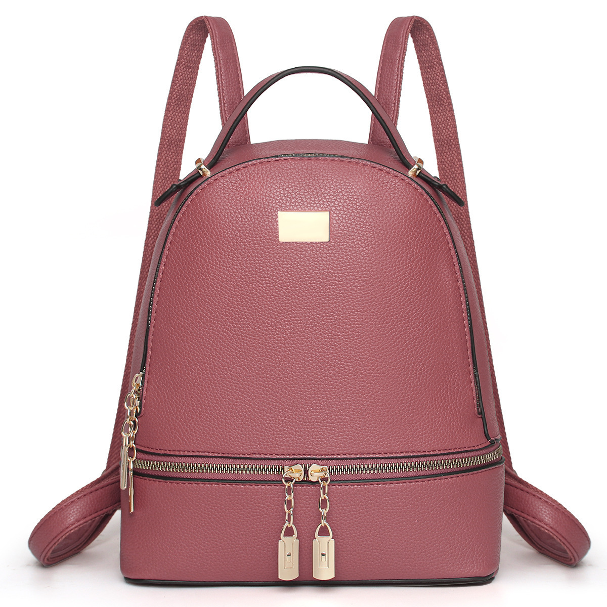 A new 2024 fashionable and lightweight pu women's backpack with a large capacity for casual wear Specification drawing