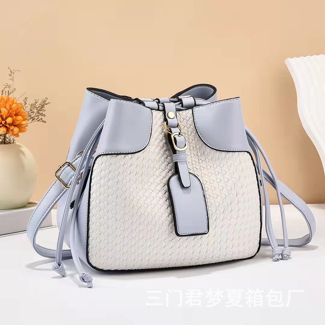 Korean-style bucket bag small bag for women 2023 new versatile and popular single-shoulder bag, high-end and fashionable crossbody bag for going out Specification drawing