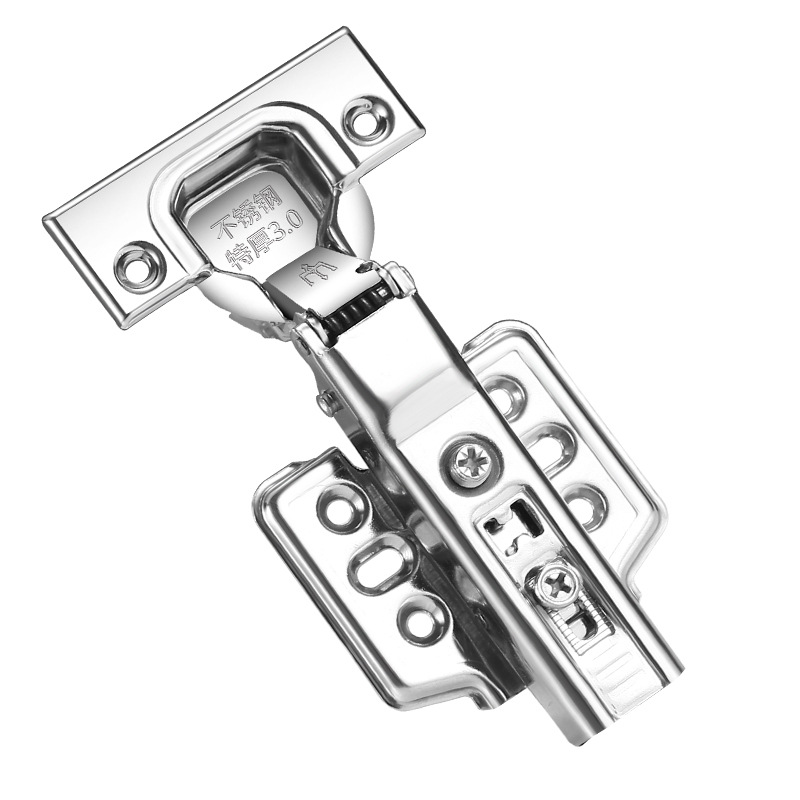 Wholesale of 304 stainless steel hinge cabinet and wardrobe door buffer hydraulic damping spring hinges, furniture hardware accessories Item Picture