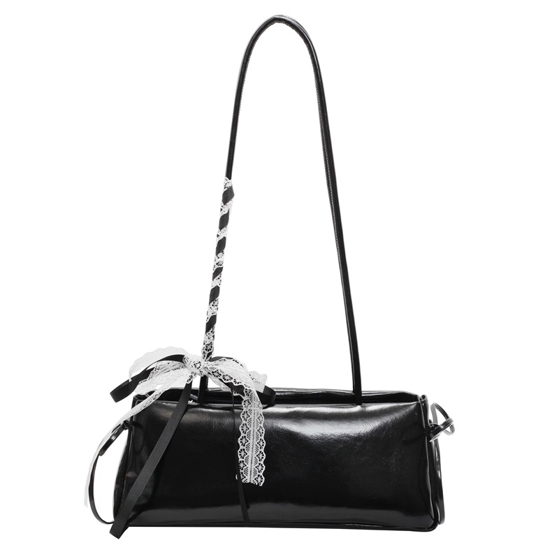 Korean style simple ins baguette bag for women 2025 new trendy and versatile commuter single-shoulder bag, casual bow underarm bag Item Picture