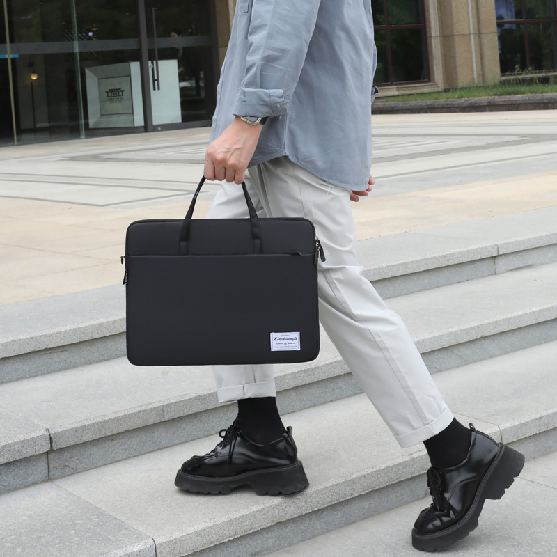 2025 Summer New Commuter versatile crossbody bag, computer bag, solid color simple business handbag details Picture