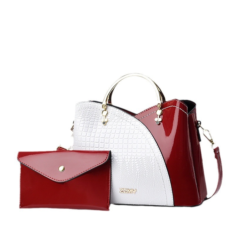 A trendy women's bag from the Ladies' bag factory, a high-end set bag, a single-shoulder bag, a crossbody bag, and a fashionable handbag for women Item Picture