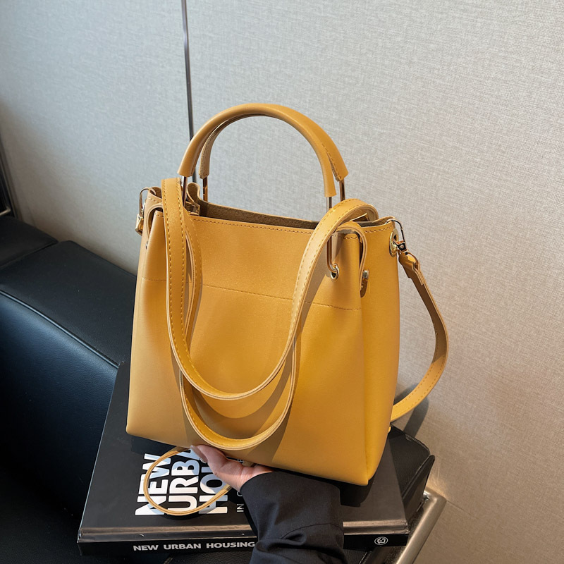 High-end quality small bag for women, 2025 new style simple quality versatile single-shoulder bag, stylish hand-held crossbody bucket bag Specification drawing