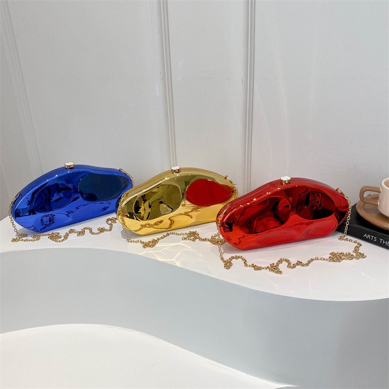 New acrylic women's bags with a metallic feel, box bags, evening clutch bags and crossbody bags from Europe and America in 2024 Application Scenario