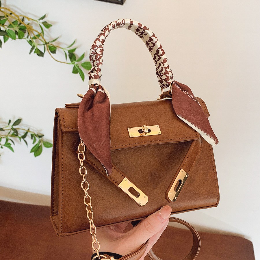 Fashionable Kelly bag mini small bag for women 2024 new style trendy casual versatile ins handbag, single-shoulder crossbody bag full figure