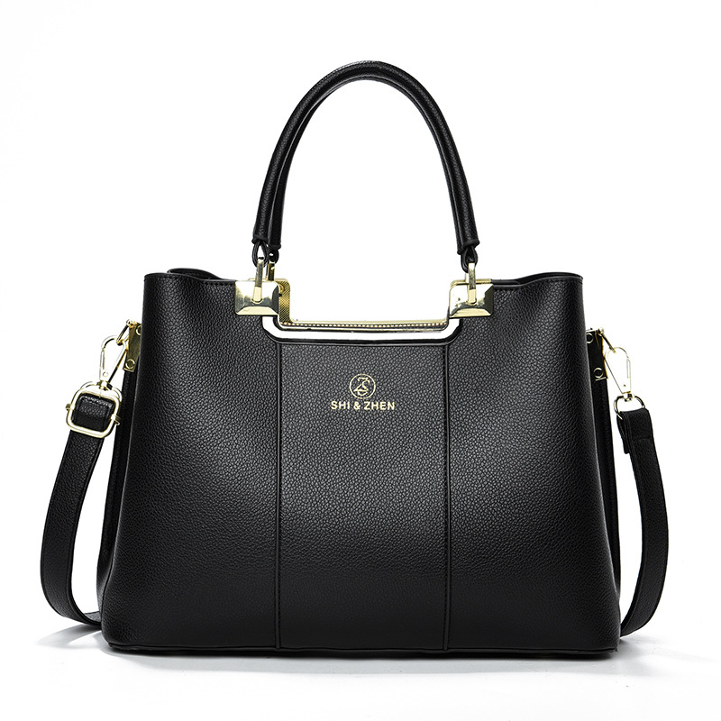 Wedding red bag 2024 New style fashionable hand-held large bag, Korean version large capacity single-shoulder crossbody bag, middle-aged mom bag Item Picture