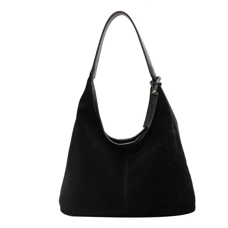 Fashionable and versatile, large-capacity underarm bag for women 2025, new retro casual tote bag, commuter casual single-shoulder bag Item Picture
