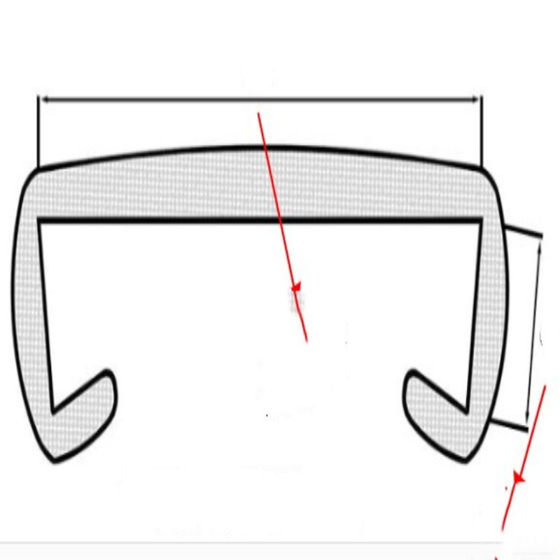 pvc hard edge banding for staircase installation with anti-slip strips and anti-collision guardrails, 4 cm edge banding full figure