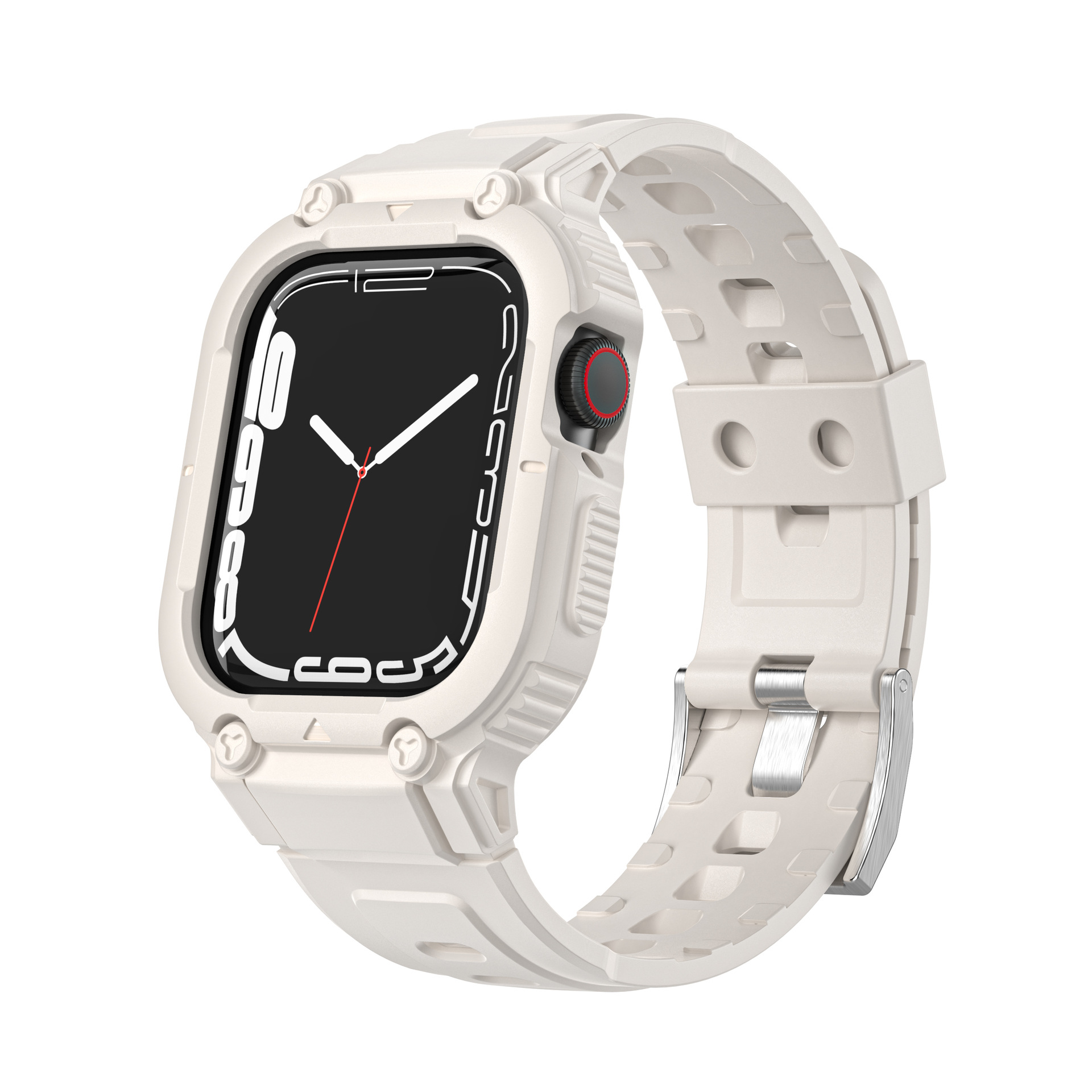 The new model is suitable for the 5678th generation SE armored one-piece TPU sports iWatch band of AppleWatch Application Scenario