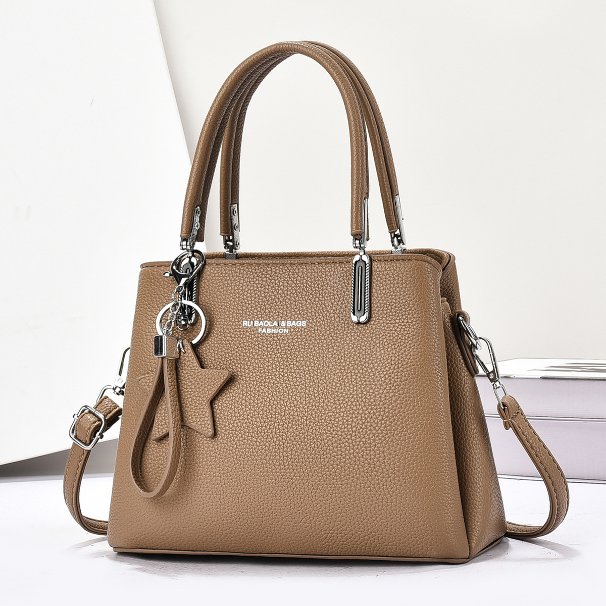 Women's bag 2025 New Spring and summer style handbag, fashionable large-capacity versatile single-shoulder crossbody bag, one-piece consignment Specification drawing
