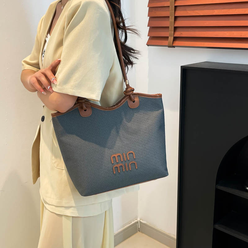 High-end women's 2025 new trend fashion single-shoulder bag, large-capacity tote bag, commuter handbag Specification drawing