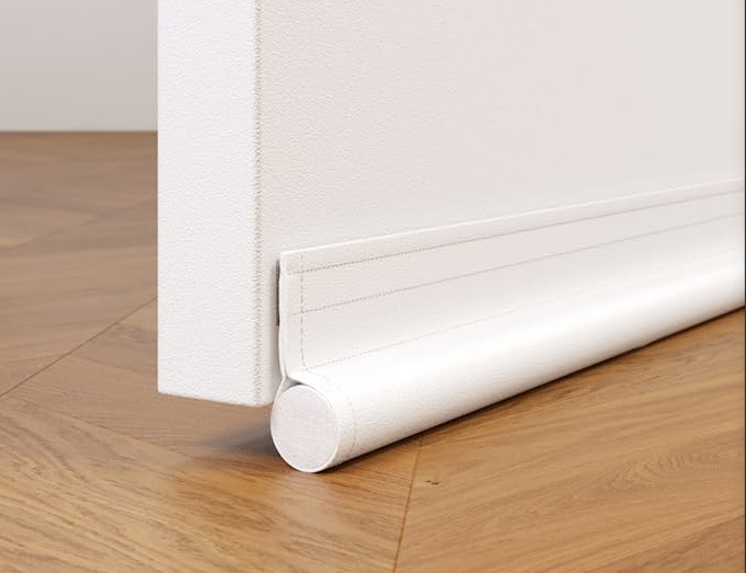 Upgraded sewn door bottom sealing strip, door gap bedroom door thermal insulation windproof strip, thermal insulation dust-proof and insect-proof sealing rubber strip full figure