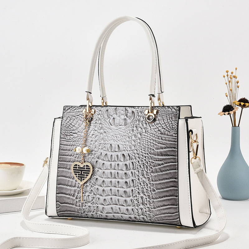 New fashionable European and American women's bag, retro, light luxury and simple single-shoulder bag, large-capacity, high-quality handbag, versatile crossbody bag Specification drawing