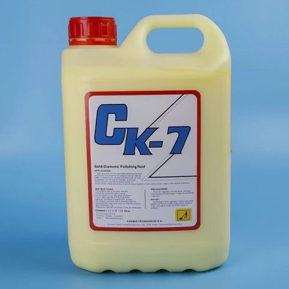Italian CK-7 Gold Diamond Liquid Floor Maintenance and Polishing agent, all-purpose marble crystal surface agent for maintenance, care and renovation! details Picture