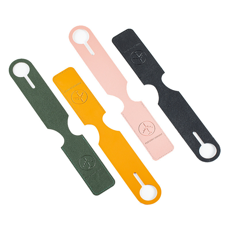 Cross-border in-stock luggage tags, PU luggage consignment anti-loss tags, luggage identification tags, factory wholesale, printed logo Item Picture