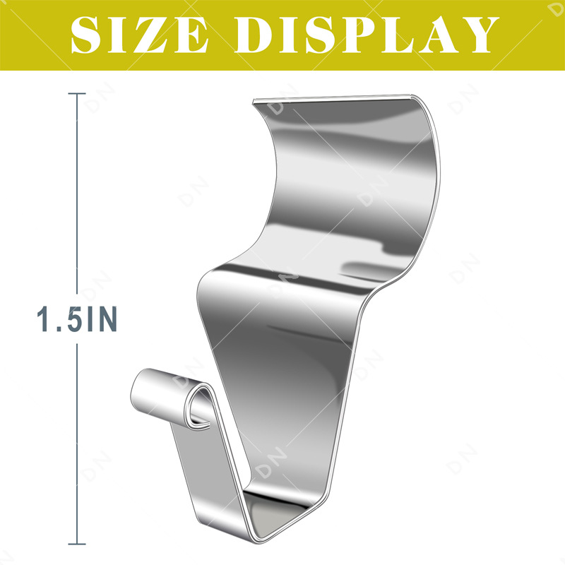 Vinyl suspension hook, vinyl board wall joint concealed wall panel creative hook, stainless steel wall panel joint hook Application Scenario