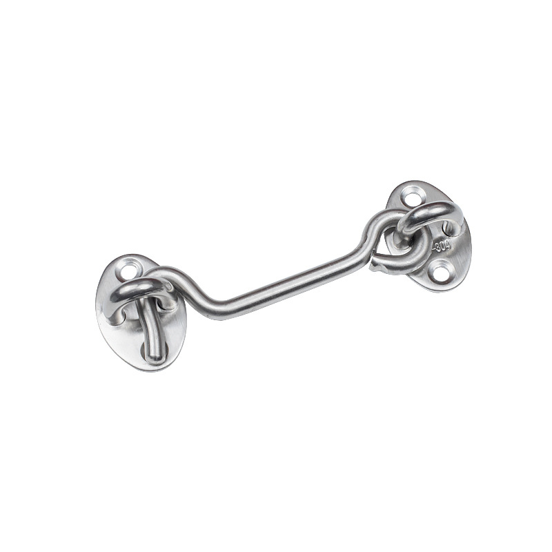 Factory wholesale stainless steel wind hooks, thickened sliding door and window lock hooks, lengthened old-fashioned window windproof window hooks, and hooks Item Picture