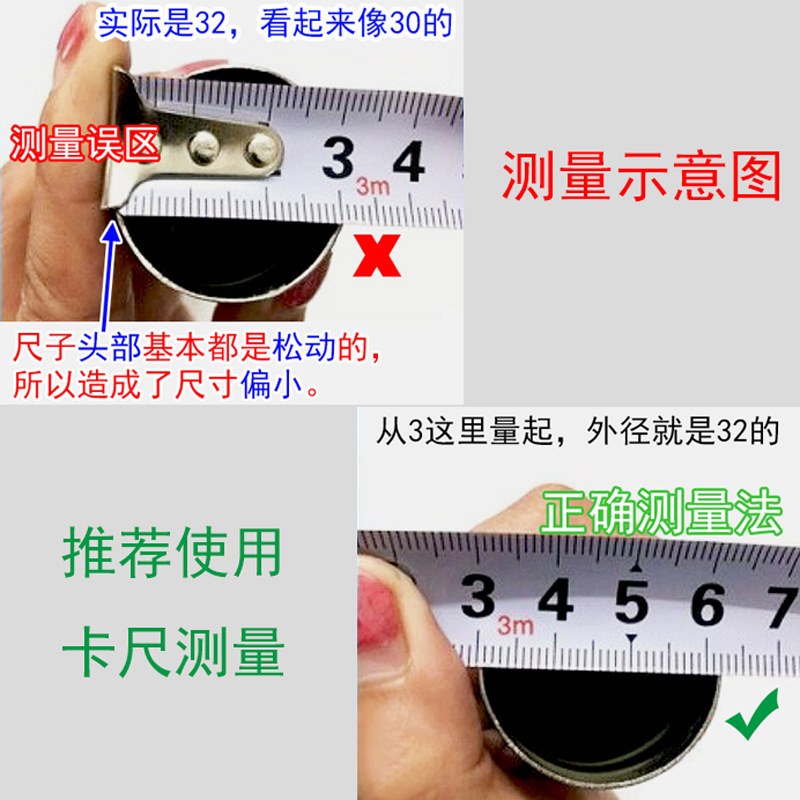 Faucet accessories: handle, cold and hot water label, switch handle, hole cover, red and blue label, decorative cover, cold and hot water label Specification drawing