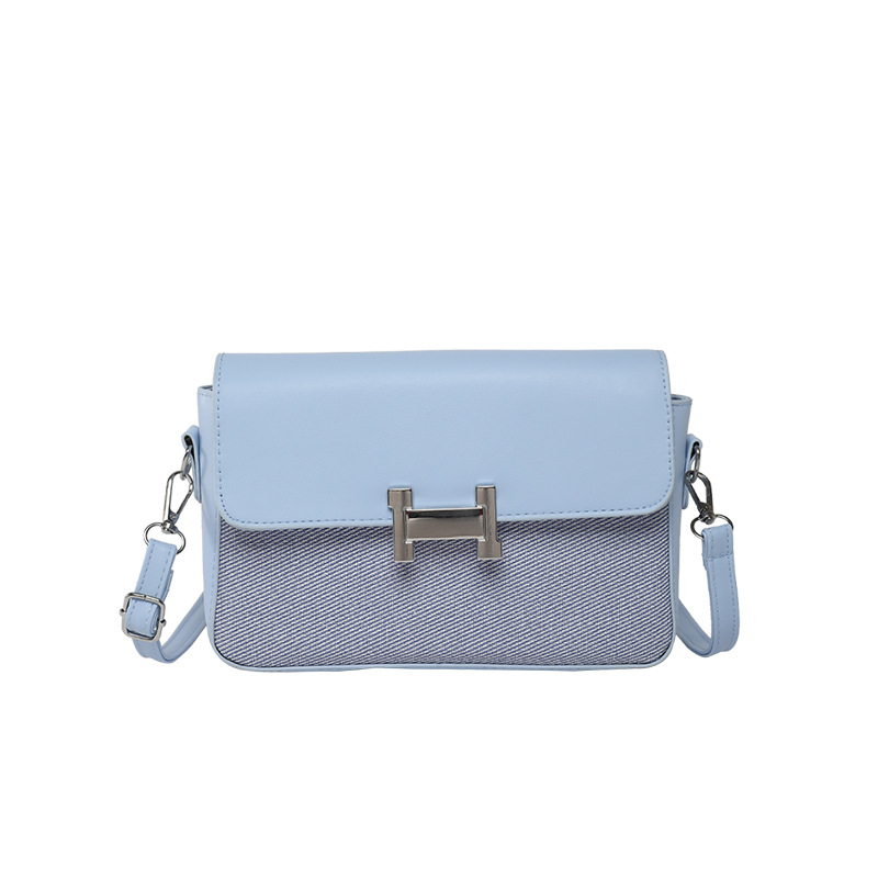 Retro texture small bag for women, 2025 Summer new casual color-blocking small square bag, fashionable and stylish commuter crossbody bag Item Picture